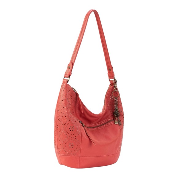 The Sak Vibrant Coral Hobo Bag - Picture 2 of 10